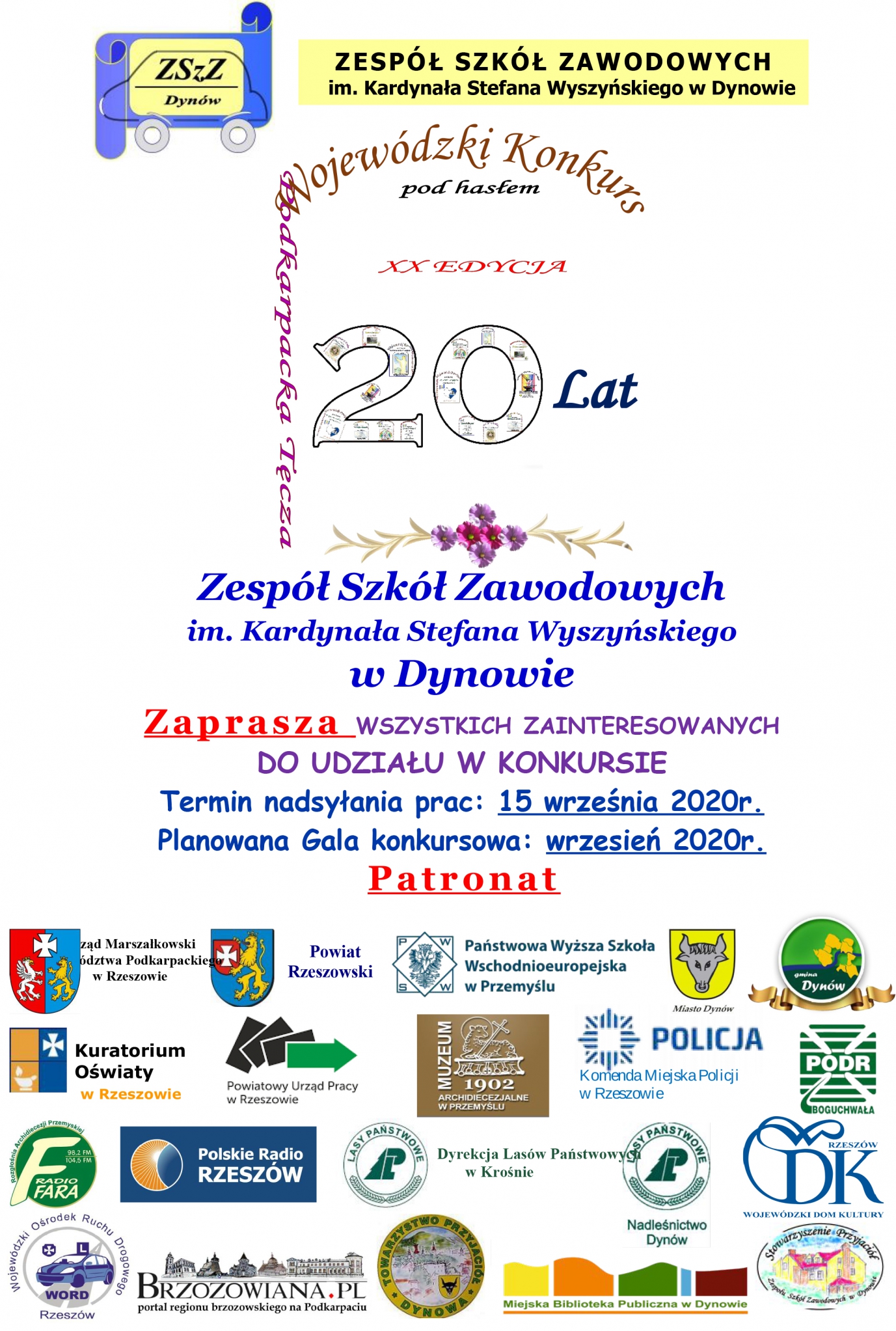 XX edycja Wojewódzkiego Konkursu Podkarpacka Tęcza - zmiana terminu nadsyłania prac