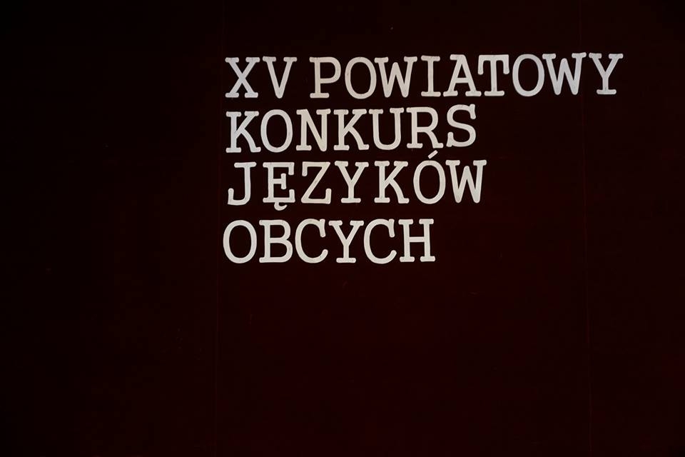 XV Powiatowy Konkurs Języka Angielskiego dla Uczniów Szkół Ponadgimnazjalnych Powiatu Rzeszowskiego