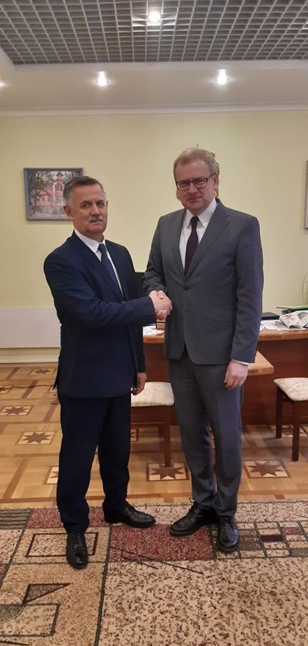 Wizyta Starosty Rzeszowskiego Józefa Jodłowskiego na Ukrainie