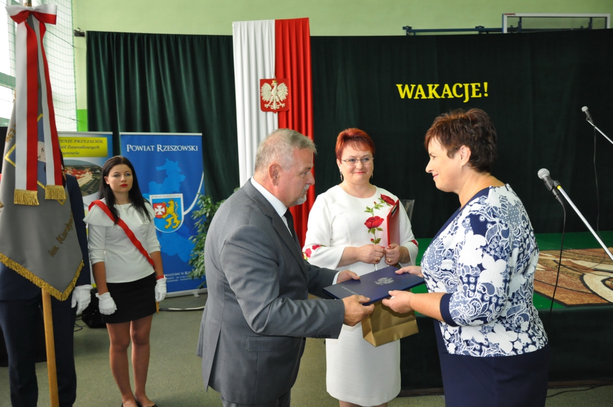 Uroczystość zakończenia roku szkolnego 2017/2018