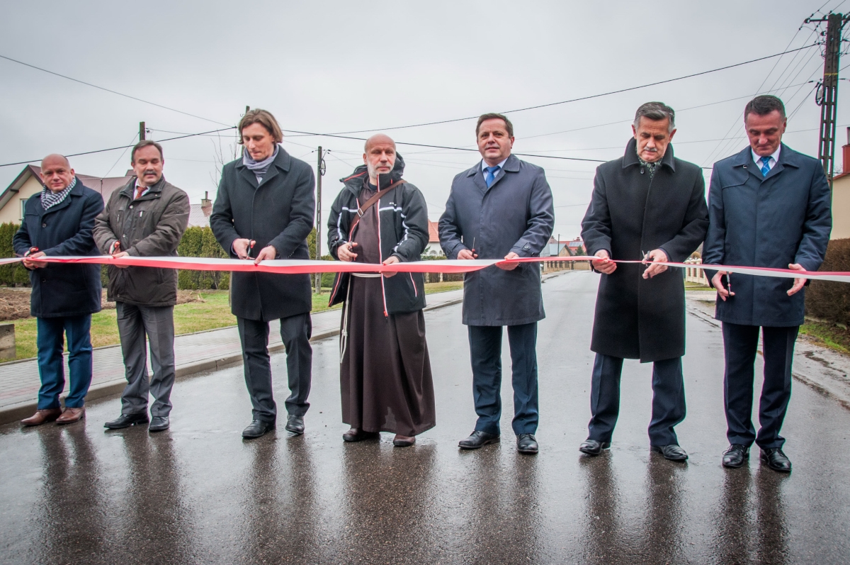 Uroczyste otwarcie przebudowanej drogi Nr 1382R Rzeszów - Trzebownisko - Łukawiec - Czarna