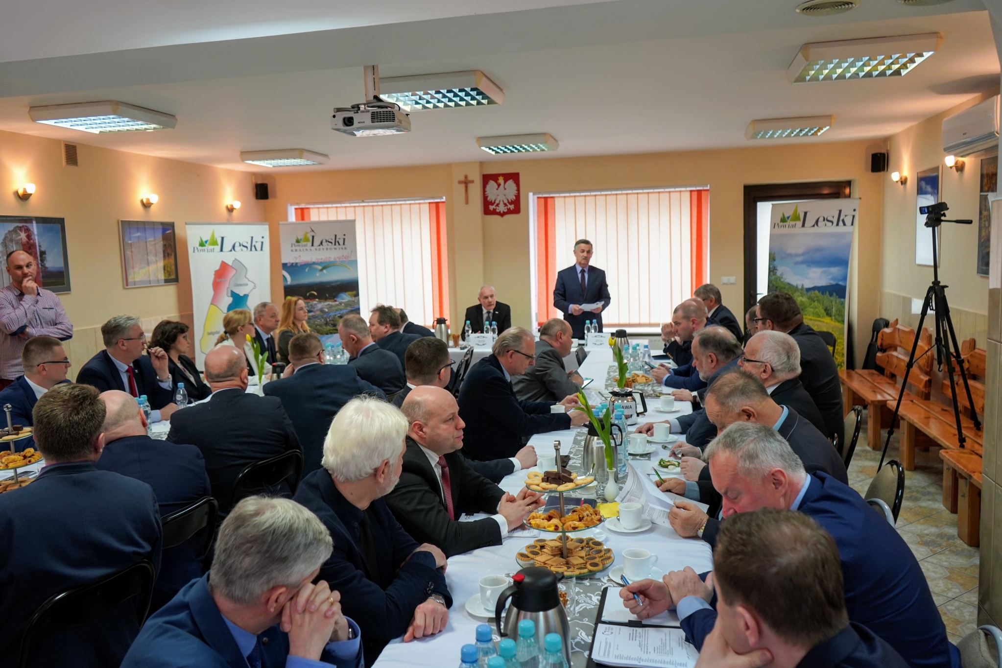 Posiedzenie Konwentu Powiatów Województwa Podkarpackiego w Lesku.
