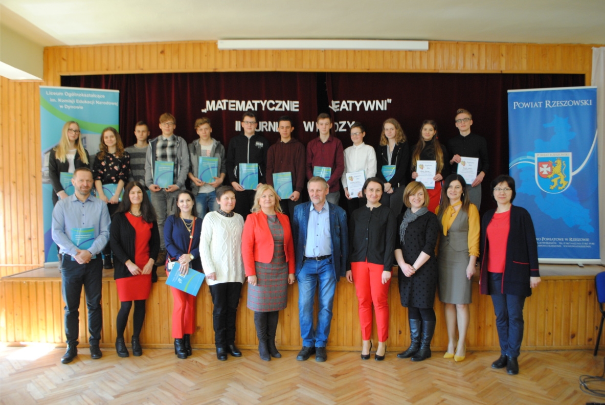 II Turniej Wiedzy "Matematycznie Kreatywni" rozstrzygnięty.