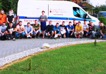 Ponad 16 litrów krwi oddano podczas akcji krwiodawstwa  w Zespole Szkół Zawodowych w Dynowie