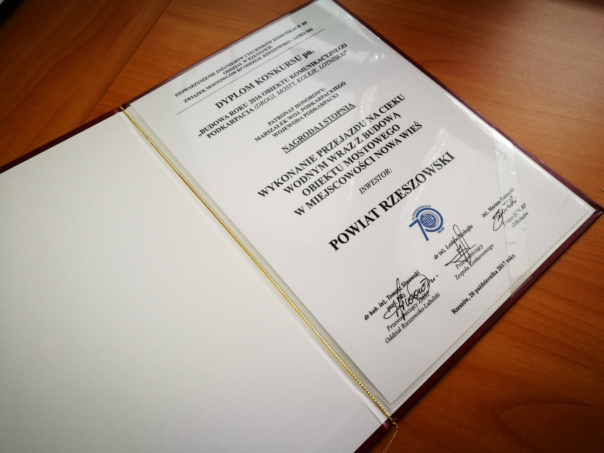 Budowa Roku 2016 Obiektu Komunikacyjnego Podkarpacia