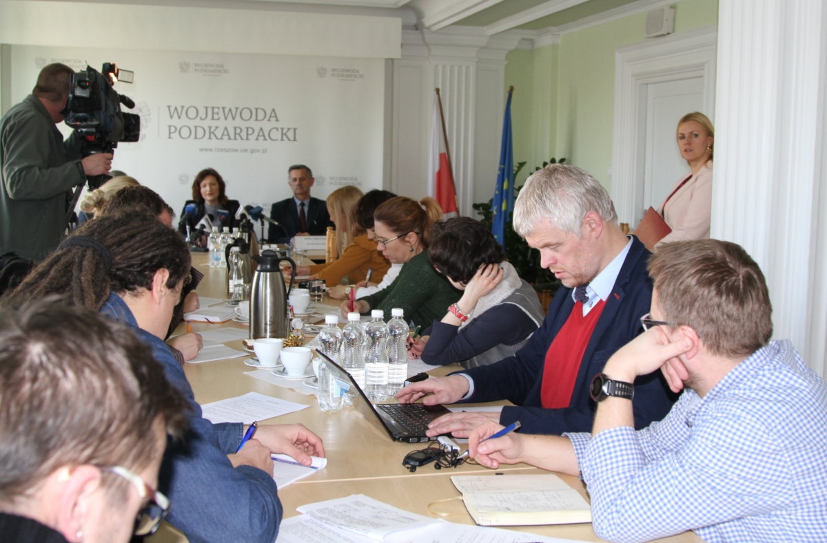 Spotkanie dotyczące południowej obwodnicy Rzeszowa.