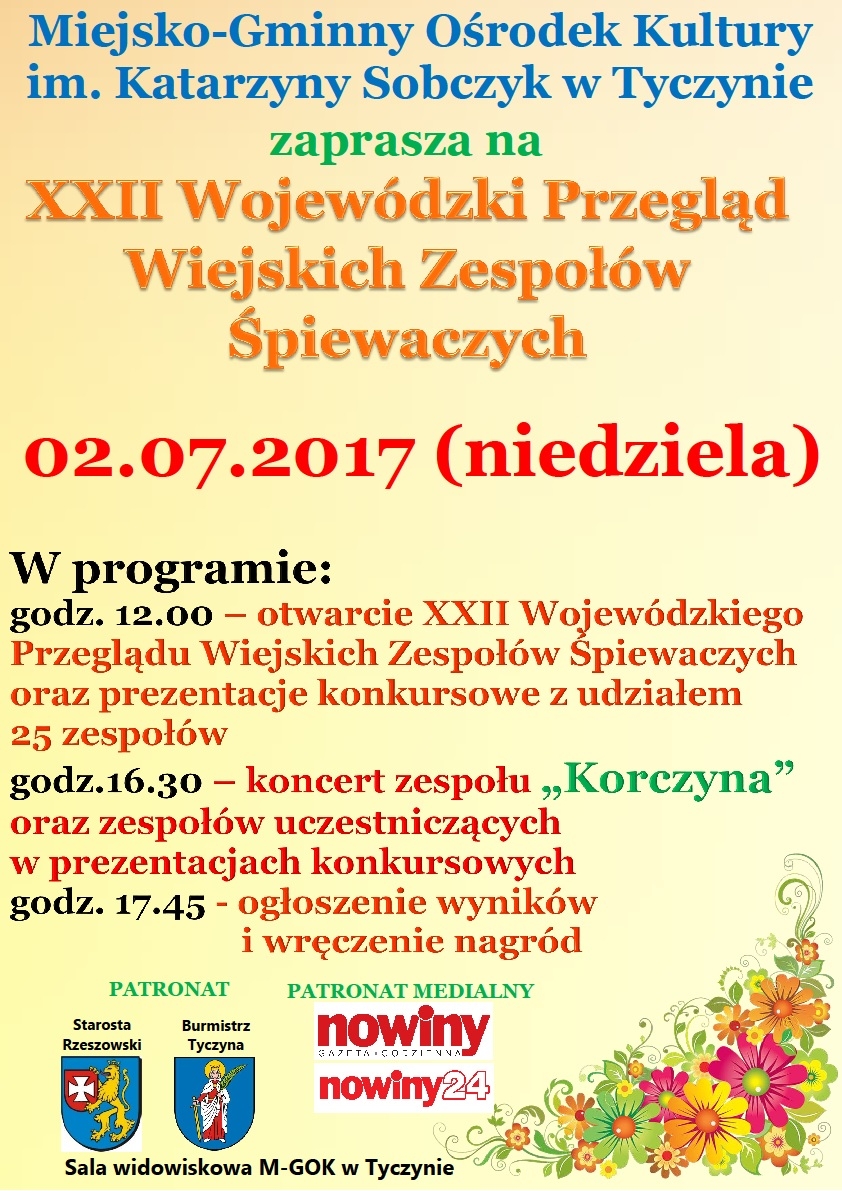 XXII Wojewódzki Przegląd Wiejskich Zespołów Śpiewaczych