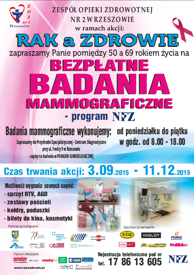 Kampania zdrowotna „RAK a ZDROWIE”