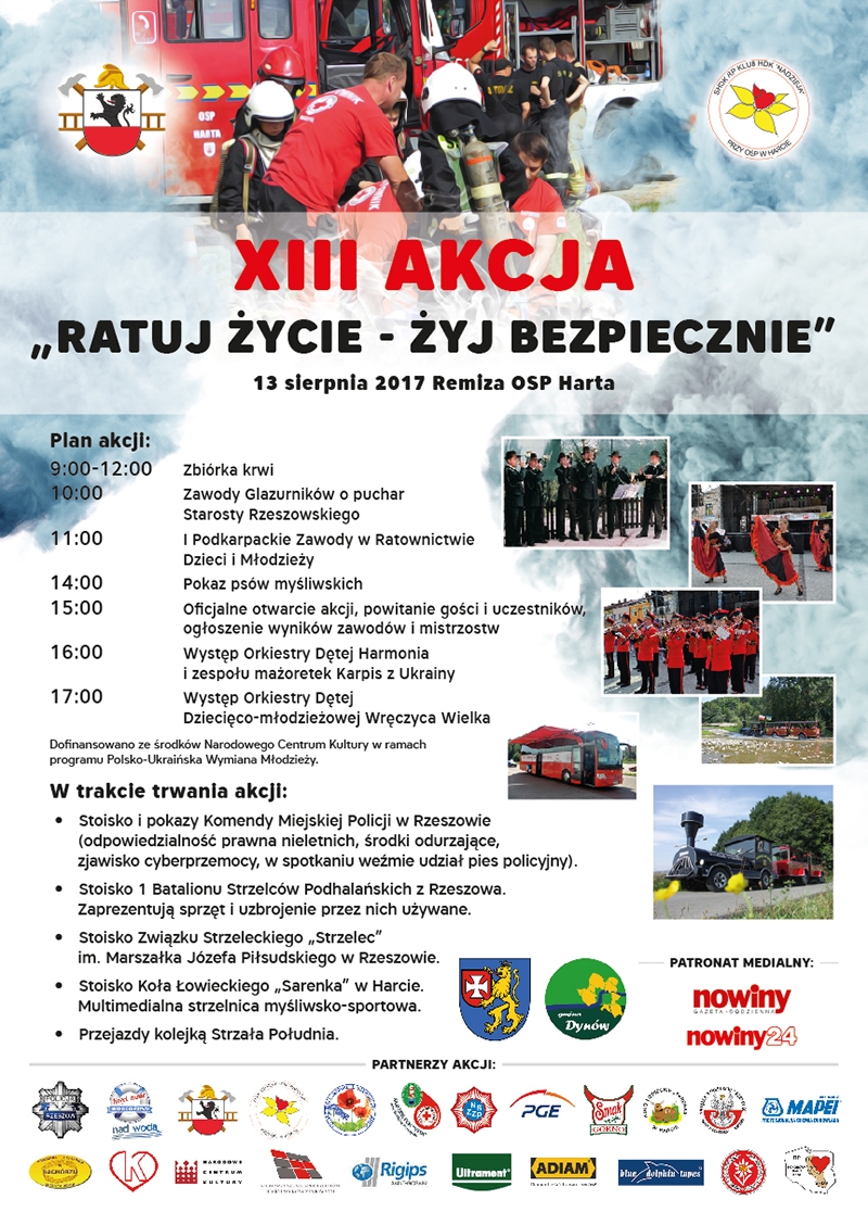 XIII zbiórka krwi i Piknik w Harcie