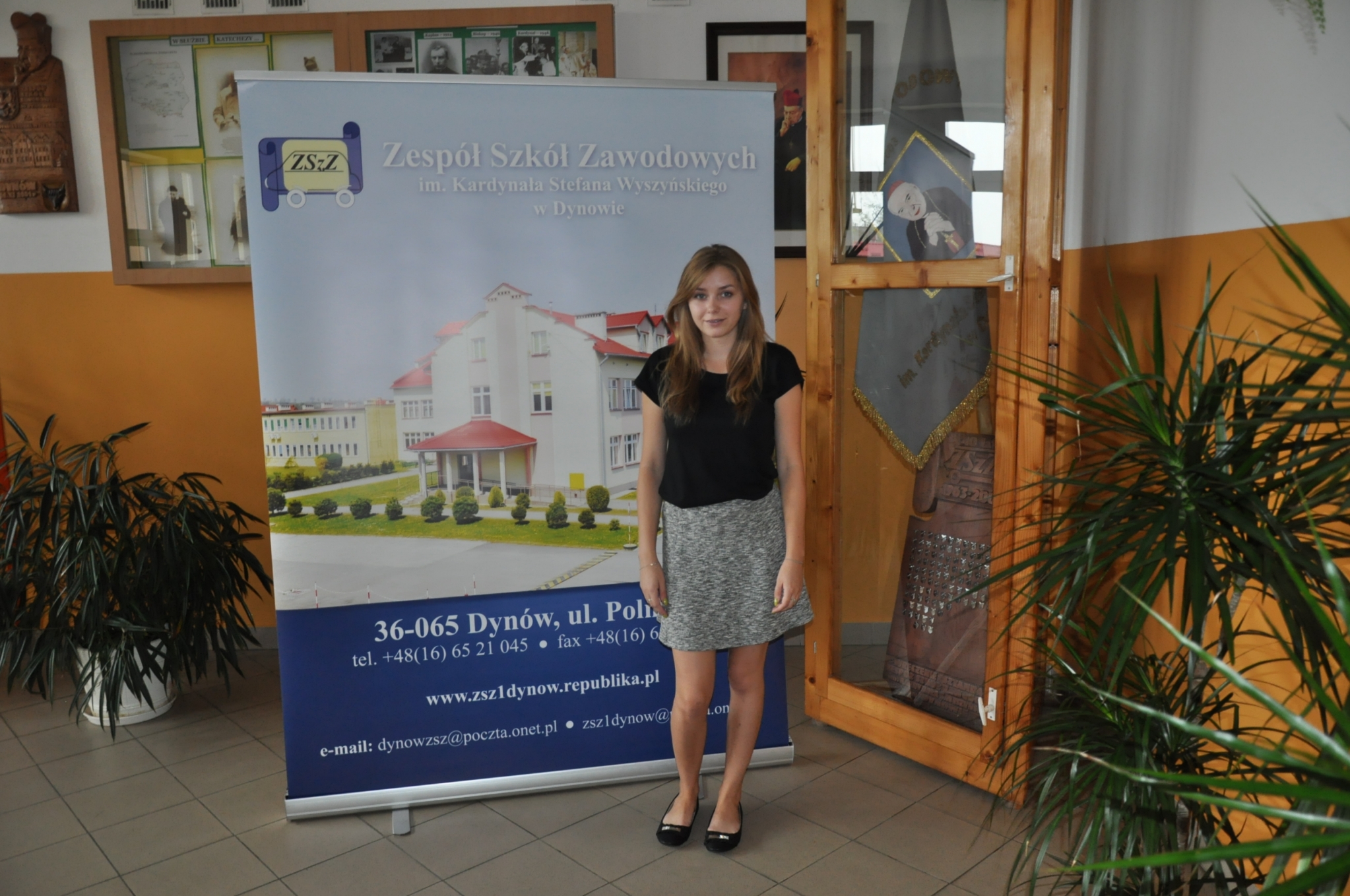 Uczennica Zespołu Szkół Zawodowych im. Kard. Stefana Wyszyńskiego w Dynowie