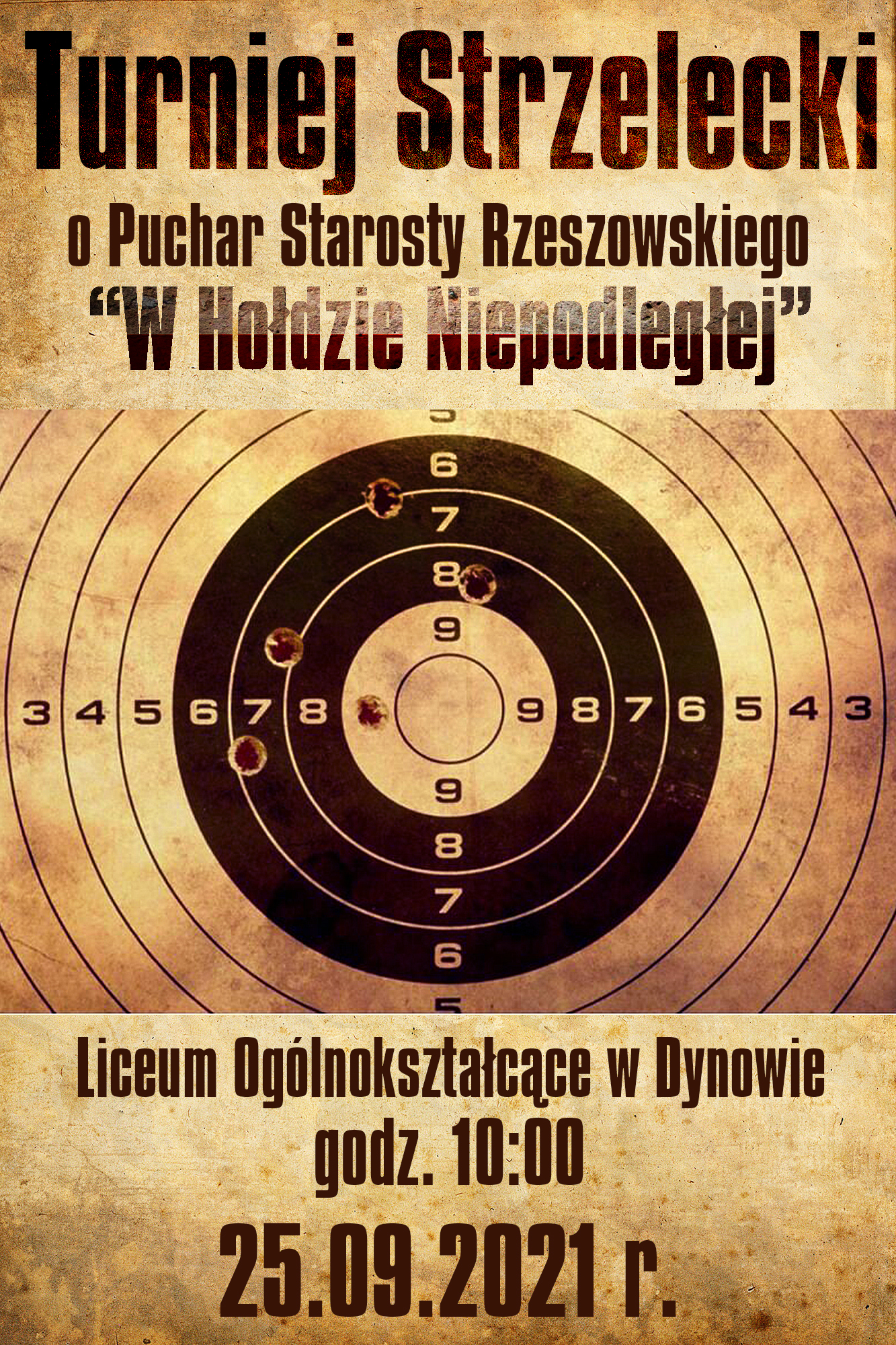 III Turniej Strzelecki z broni pneumatycznej o Puchar Starosty Rzeszowskiego "W hołdzie Niepodległej"