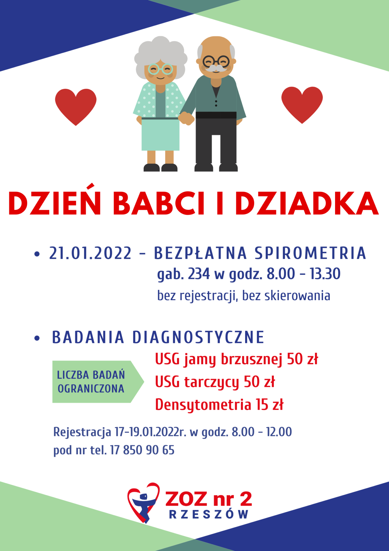 plakat - dzie4ń babci i dziadka ZOZ nr 2